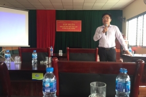 Giảng viên Khoa Tài nguyên và Môi trường tham dự hội nghị tập huấn Chính sách pháp luật trong bảo vệ môi trường