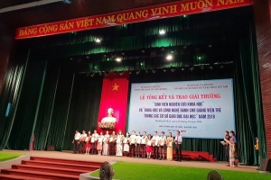 Kết quả xét tặng Giải thưởng “Khoa học và Công nghệ dành cho giảng viên trẻ trong các cơ sở giáo dục đại học” và Giải thưởng “Sinh viên nghiên cứu khoa học” năm 2018