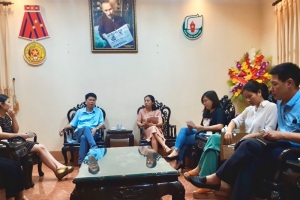 Báo Thái Nguyên tiếp nhận sinh viên tới thực tập