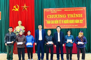 Trường Đại học Khoa học ủng hộ, hỗ trợ “Tuần cao điểm Tết vì người nghèo năm 2021” tại các xã, xóm đặc biệt khó khăn trên địa bàn tỉnh Thái nguyên