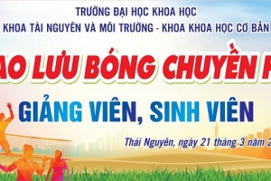 Giao lưu bóng chuyền hơi chào mừng kỷ niệm 90 năm ngày thành lập Đoàn TNCS Hồ Chí Minh (26/3/1931 - 26/3/2021)