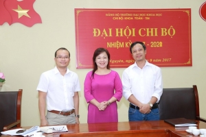 Đại hội chi bộ khoa Toán - Tin nhiệm kỳ 2017-2020