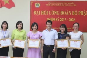 Đại hội công đoàn khoa Toán - Tin nhiệm kỳ 2017 - 2022
