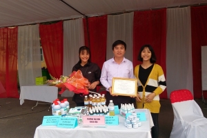 Nhóm nghiên cứu của Trường Đại học Khoa học đạt giải trong cuộc thi tìm kiếm tài năng khởi nghiệp đổi mới sáng tạo tỉnh Thái Nguyên năm 2017