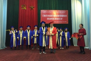 Lễ phát bằng tốt nghiệp đại học hệ vừa làm vừa học ngành Báo chí tại Bắc Kạn tháng 11 năm 2017