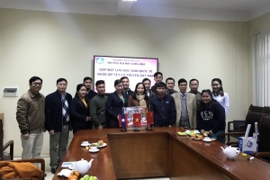 Trường Đại học Khoa học – Đại học Thái Nguyên tổ chức  họp mặt, chúc tết Lưu học sinh