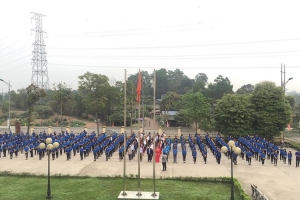 Lễ chào cờ và Sinh hoạt chính trị dưới cờ tháng 3, hoạt động khởi động cho chương trình hành động trong Tháng thanh niên của Đoàn trường Đại học Khoa học hướng tới chào mừng 87 năm ngày thành lập Đoàn Thanh niên Cộng sản Hồ Chí Minh