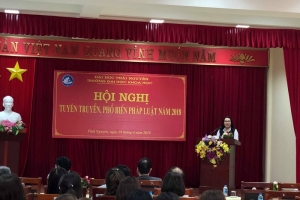 Trường Đại học Khoa học tổ chức Hội nghị tuyên truyền, phổ biến pháp luật cho cán bộ, viên chức năm 2018