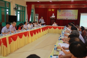 Hội nghị tổng kết công tác năm học 2017 - 2018 và phương hướng nhiệm vụ trọng tâm năm học 2018 - 2019