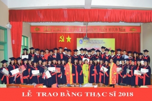 Trường Đại học Khoa học - Đại học Thái Nguyên tổ chức lễ trao bằng tốt nghiệp cho tân thạc sĩ đợt 1 năm 2018