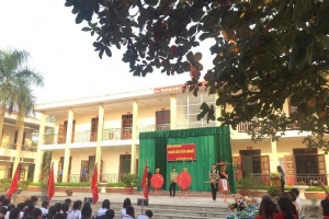 Sinh viên ngành công tác xã hội tổ chức tập huấn kỹ năng sống cho trẻ em tại xã Bá Xuyên, thành phố Sông Công tỉnh Thái Nguyên