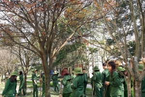 Sinh viên Đại học Khoa học với trải nghiệm 30 ngày “Nhập ngũ”