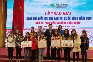 Khoa tài nguyên và Môi trường trường ĐHKH hướng dẫn sinh viên đạt giải thưởng toàn quốc hội thi 