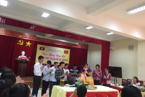 Trường Đại học Khoa học tổ chức gặp mặt, chúc Tết cổ truyền Bunpymay 2562 phật lịch năm 2019 cho lưu học sinh Lào