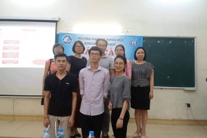 Nghiệm thu đề tài nghiên cứu khoa học của sinh viên ngành Hóa dược và Công nghệ kỹ thuật hóa học năm học 2018 - 2019
