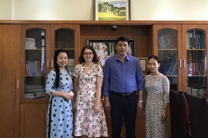 Chào đón Nghiên cứu sinh Ngôn ngữ học Vera Schosvin đến thực hành nghiên cứu tại Trường Đại học Khoa học Thái Nguyên