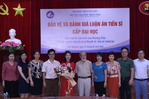 Bảo vệ thành công luận án tiến sĩ cấp Đại học của NCS. Lưu Phương Thảo