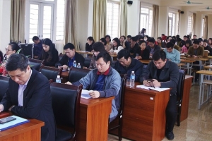 Trường Đại học Khoa học tổ chức Hội nghị tuyên truyền phổ biến pháp luật cho cán bộ, viên chức, người lao động học năm 2020