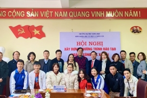 Hội nghị xây dựng chương trình đào tạo ngành Công tác xã hội