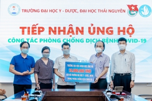Trường Đại học Khoa học chia lửa cùng Y, Bác sỹ, sinh viên Trường Đại học Y Dược – Đại học Thái Nguyên đang ở nơi tuyến đầu chống dịch