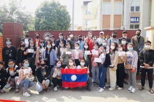 100 % Cán bộ, viên chức, người lao động và sinh viên quốc tế Trường Đại học Khoa học đã hoàn thành 02 mũi tiêm vắcxin phòng Covid-19