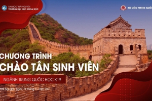 Chương trình Chào tân sinh viên K19 ngành Trung Quốc học