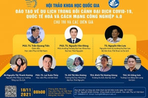 Hội thảo Khoa học Quốc gia về đào tạo ngành Du lịch và lễ ký kết hợp tác giữa Trường Đại học Khoa học và Học viện Phụ nữ Việt Nam
