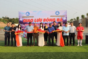Trường Đại học Khoa học tổ chức giao lưu bóng đá – Khánh thành Khu liên hiệp thể thao giai đoạn I