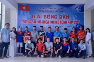 Giải Bóng bàn Trường Đại học Khoa học mở rộng năm 2022 để lại nhiều dấu ấn cho các vận động viên tham gia thi đấu