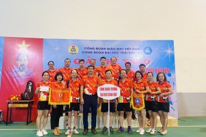 Đoàn VĐV Trường Đại học Khoa học đạt nhiều thành tích cao trong Giải Thể thao cán bộ, viên chức và người lao động Đại học Thái Nguyên năm 2022